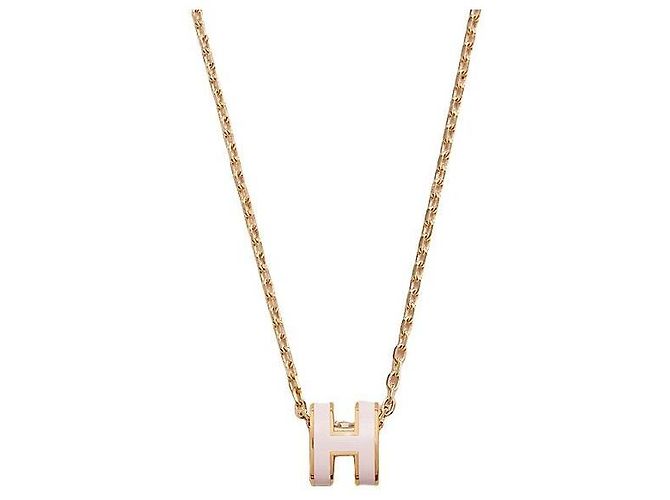 Hermès Colgante Mini Pop Oro Collar para Mujer Rose Dragee Rosa - vista 2