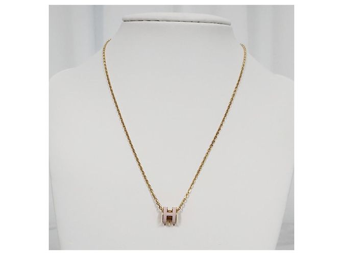 Hermès Colgante Mini Pop Oro Collar para Mujer Rose Dragee Rosa - vista 5
