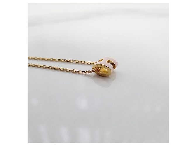 Hermès Colgante Mini Pop Oro Collar para Mujer Rose Dragee Rosa - vista 9