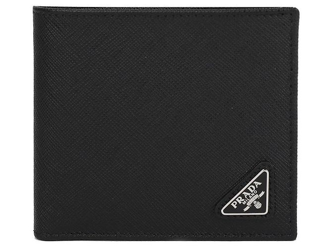 Prada Saffiano Leather Men's Wallet Black - view 3