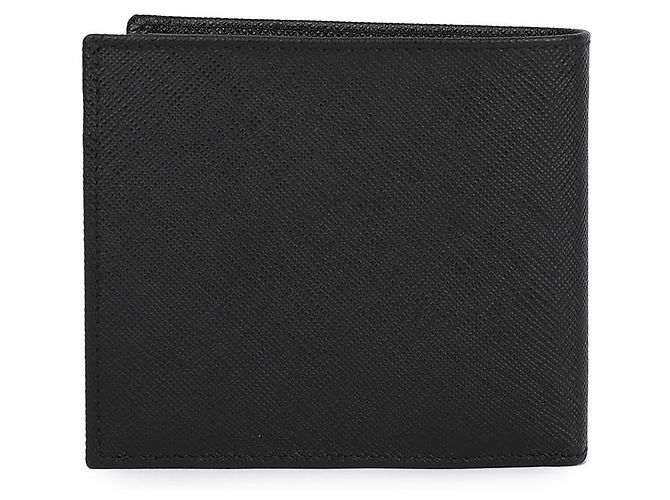 Prada Saffiano Leather Men's Wallet Black - view 5