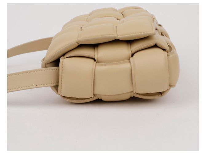 Bottega Veneta Borsa a tracolla imbottita Cassette Marrone - vista 3