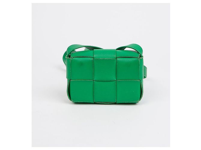 Bottega Veneta Mini borsa a tracolla Candy Cassette Green Verde - vista 3