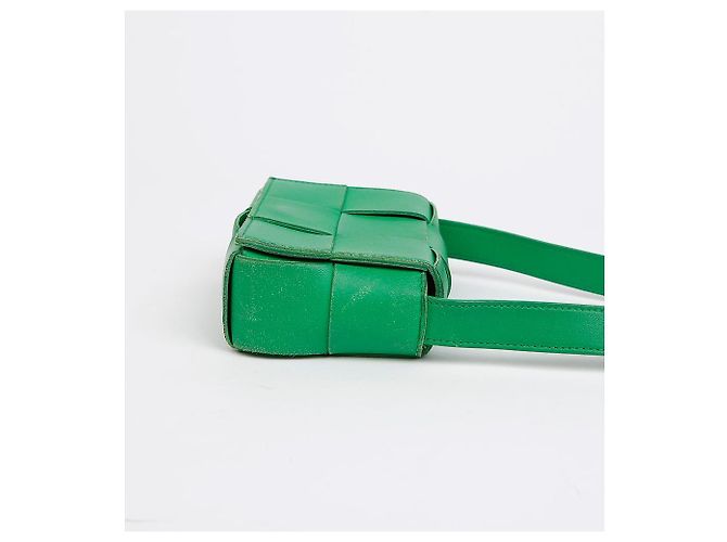 Bottega Veneta Mini borsa a tracolla Candy Cassette Green Verde - vista 4