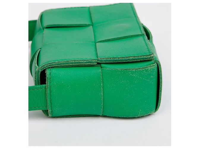 Bottega Veneta Mini borsa a tracolla Candy Cassette Green Verde - vista 6