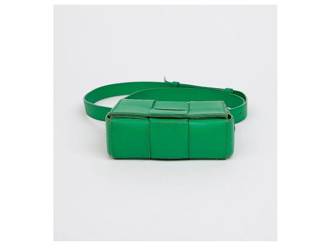 Bottega Veneta Mini borsa a tracolla Candy Cassette Green Verde - vista 7