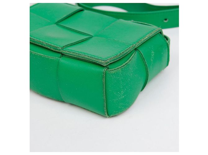 Bottega Veneta Mini borsa a tracolla Candy Cassette Green Verde - vista 8