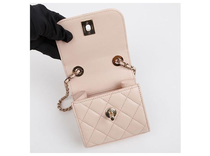 Trendy CC Chanel Borsa a tracolla mini CC di tendenza Rosa - vista 13