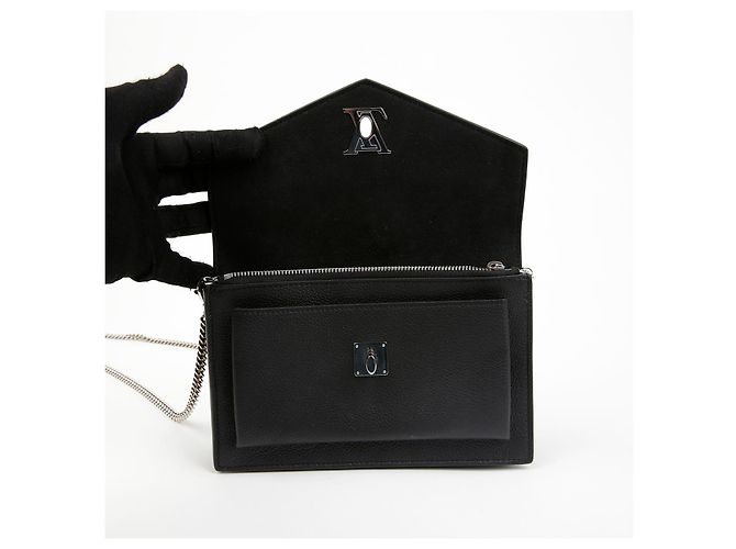 Louis Vuitton La mia Pochette My Lockme con catena, borsa a tracolla e crossbody Nero - vista 11
