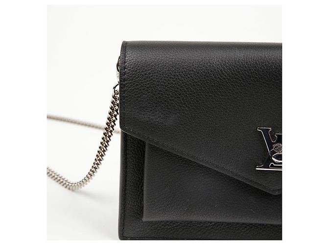 Louis Vuitton La mia Pochette My Lockme con catena, borsa a tracolla e crossbody Nero - vista 4