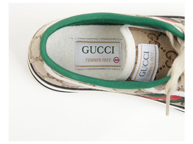 Gucci Tennis Canvas Sneaker Beige - Ansicht 10