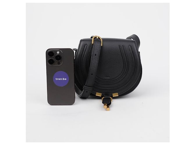 Chloé Piccola borsa a tracolla Marcie Nero - vista 9