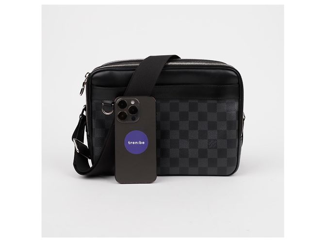 Louis Vuitton Borsa a tracolla Troca de PM Messenger Shoulder Crossbody Bag Nero - vista 11
