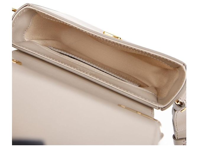 Chloé Mini Borsa a Tracolla Crossbody con Logo Marrone - vista 8