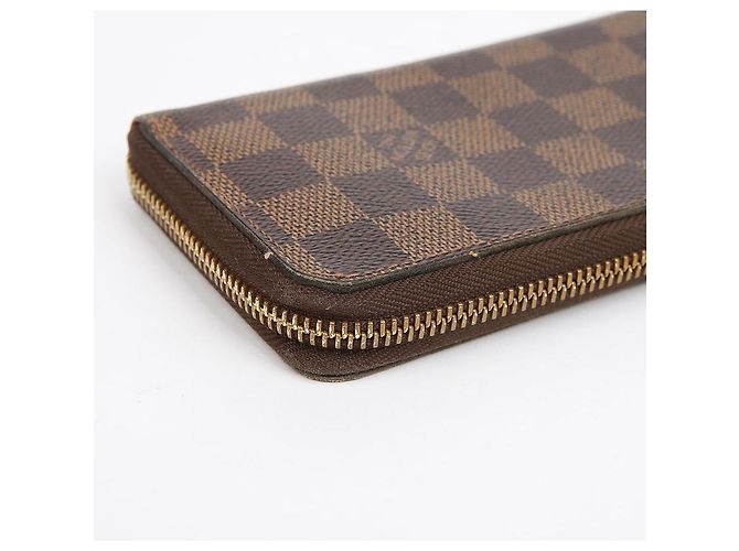 Louis Vuitton Clemence Wallet Damier Ebène Canvas Long Wallet Cherry Brown Braun - Ansicht 7