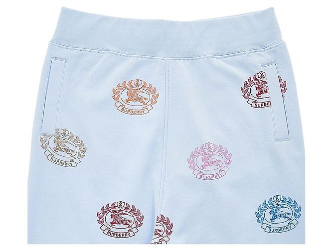 Burberry Bedruckte Baumwollhose für Jungen SIDNEY JOG EKD Weiß - Ansicht 3