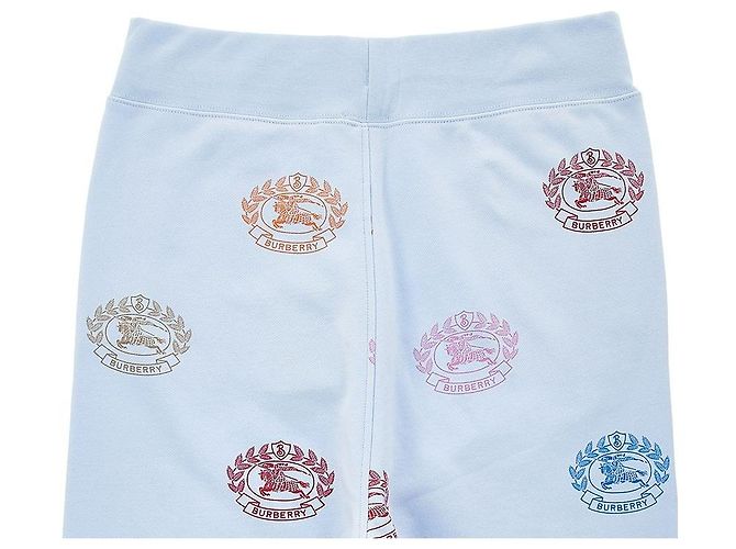 Burberry Bedruckte Baumwollhose für Jungen SIDNEY JOG EKD Weiß - Ansicht 6
