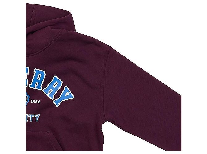 Burberry Moletom de algodão com gráfico Talbot College Preto - vista 4