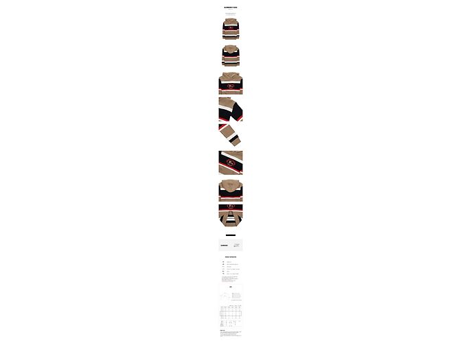 Burberry Sudadera de lana bordada para niño EKD GRAYSEN STRIPE Multicolor - vista 11