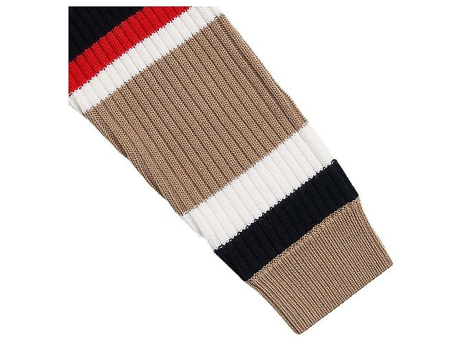 Burberry Sudadera de lana bordada para niño EKD GRAYSEN STRIPE Multicolor - vista 5