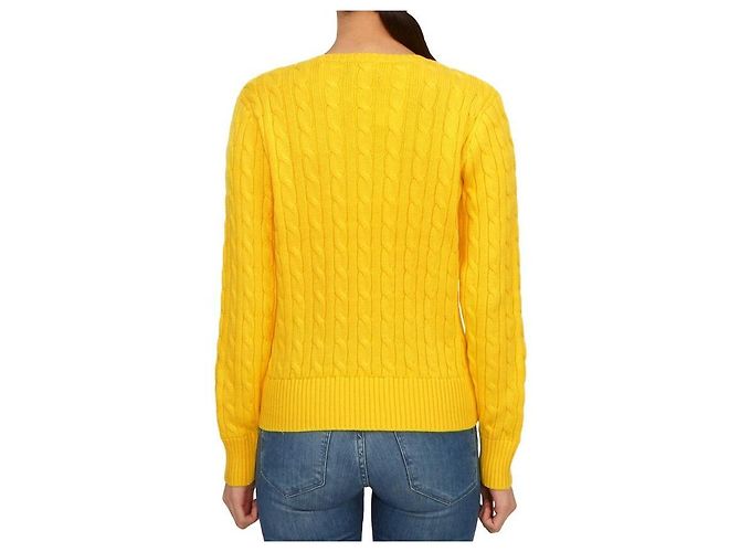 Ralph Lauren Strickware für Kinder YELLOW (Erwachsenengröße verfügbar) Golden - Ansicht 4