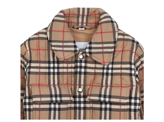 Burberry Gideon Check Steppjacke aus Nylon Mehrfarben - Ansicht 3