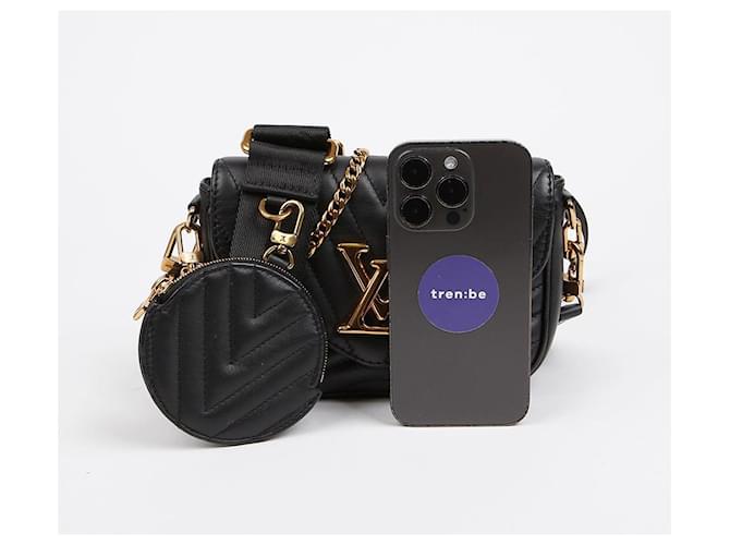 Louis Vuitton Borsa a tracolla multi pochette New Wave Nero - vista 8