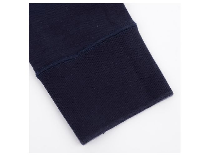 Thom Browne Classic Engineered Sweatshirt mit diagonalen Streifen für Herren Navy Blau - Ansicht 8