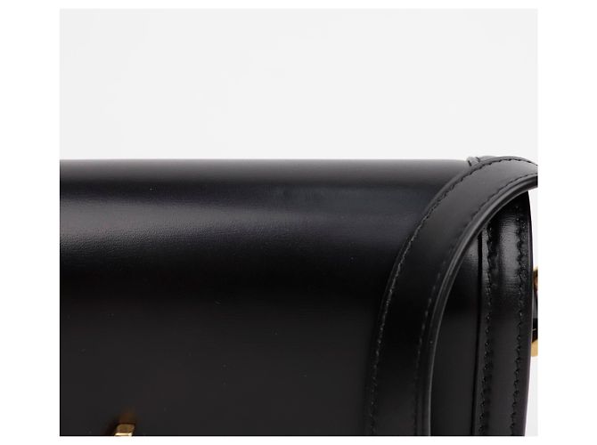 Saint Laurent Borsa a tracolla Sorellino Medium Black con finiture dorate Nero - vista 2