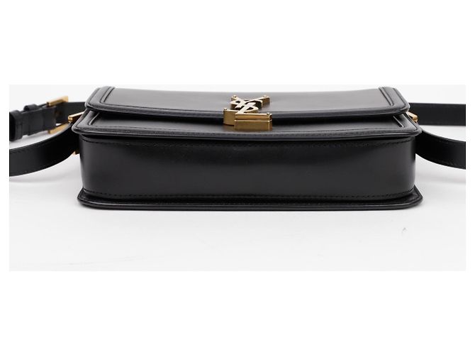 Saint Laurent Borsa a tracolla Sorellino Medium Black con finiture dorate Nero - vista 5