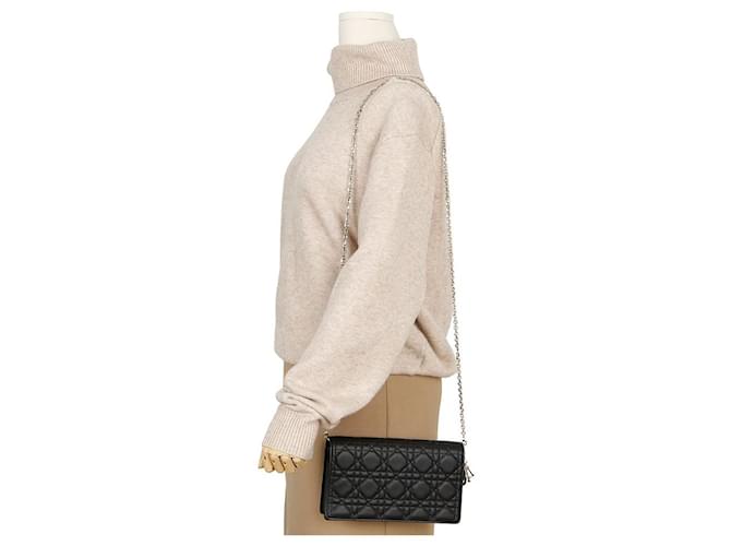 Dior Borsa a tracolla Lady Pouch Nero - vista 11