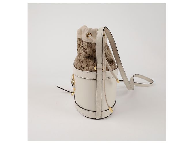 Horsebit 1955 Gucci Horsebit Bucket Bag Weiß - Ansicht 3