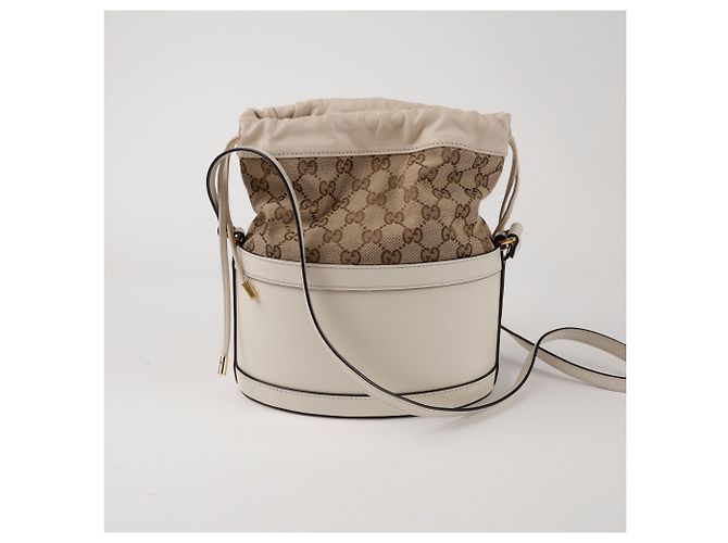 Horsebit 1955 Gucci Horsebit Bucket Bag Weiß - Ansicht 4