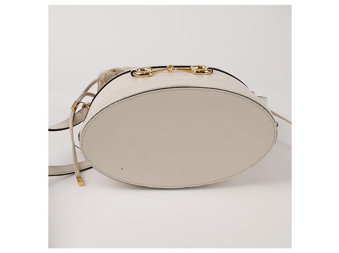 Horsebit 1955 Gucci Horsebit Bucket Bag Weiß - Ansicht 6