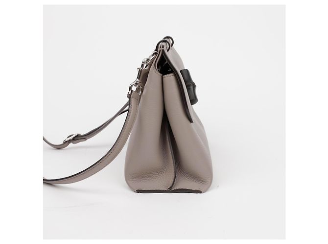 Bamboo Gucci Borsa tote a spalla in bambù Marrone - vista 9
