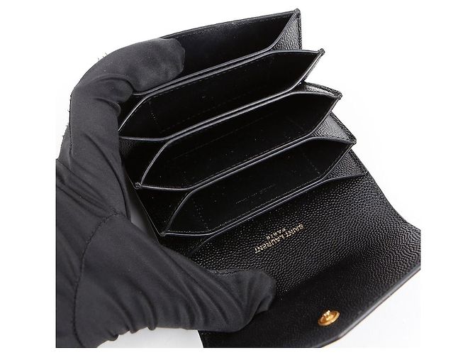 Saint Laurent Cartera de acordeón Uptown Negro - vista 10