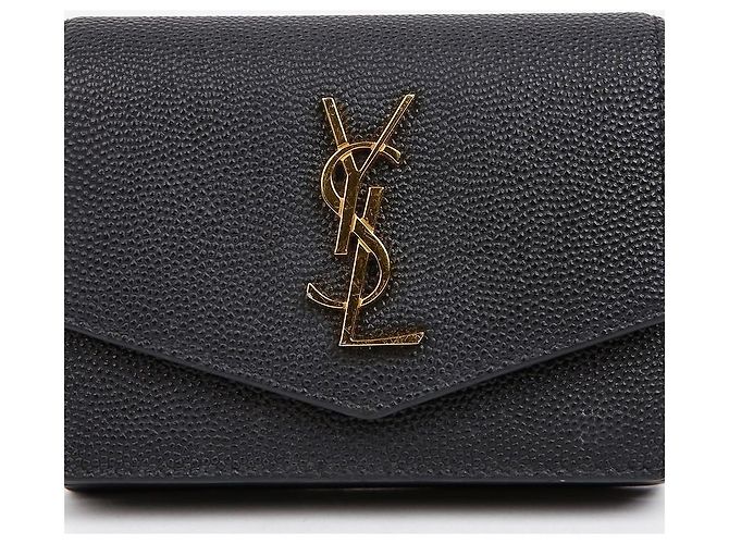 Saint Laurent Cartera de acordeón Uptown Negro - vista 3