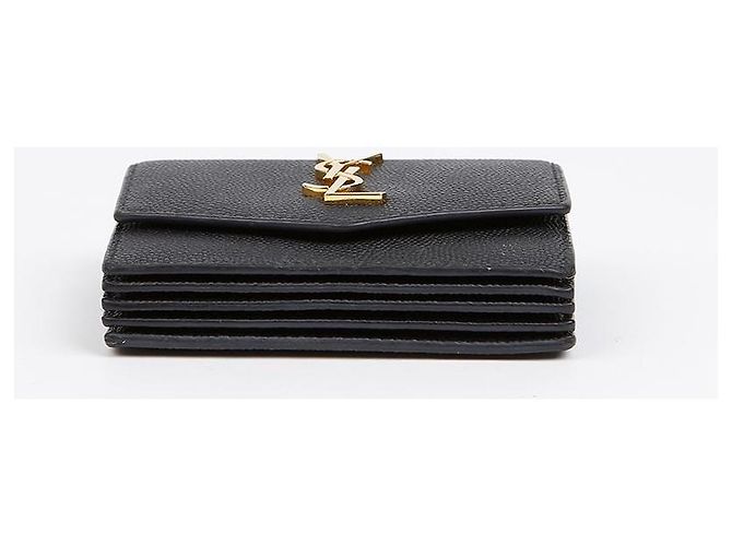 Saint Laurent Cartera de acordeón Uptown Negro - vista 6