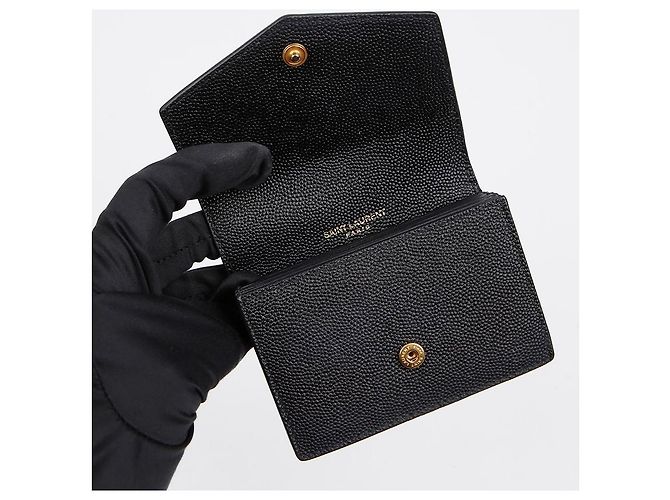 Saint Laurent Cartera de acordeón Uptown Negro - vista 9