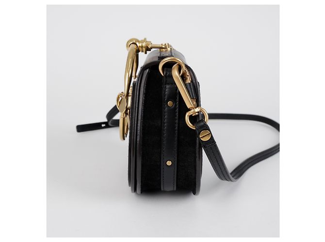 Chloé Piccola borsa tote e borsa a tracolla Nile in pelle nera Nero - vista 3