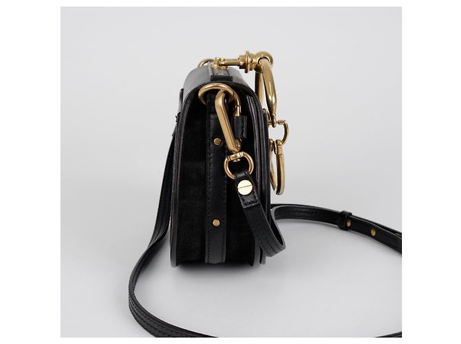Chloé Piccola borsa tote e borsa a tracolla Nile in pelle nera Nero - vista 5