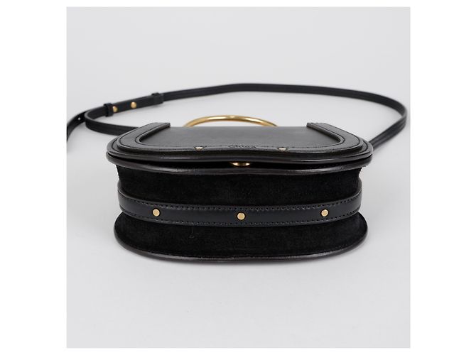 Chloé Piccola borsa tote e borsa a tracolla Nile in pelle nera Nero - vista 6