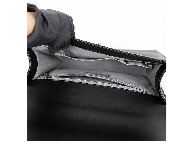 Chanel Borsa a tracolla Boy Large per ragazzo Nero - vista 11