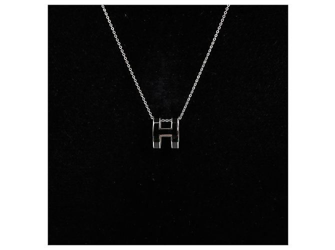 Hermès Collier avec pendentif Popashu Noir - vue 3