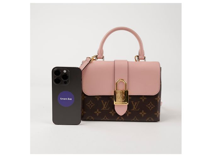 Louis Vuitton Monogram Rocky BB Leder Tote Schultertasche Rose Powder Pink - Ansicht 12