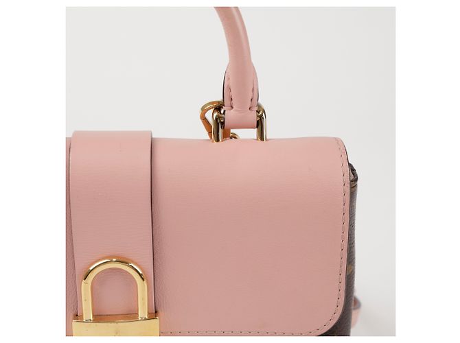 Louis Vuitton Monogram Rocky BB Leder Tote Schultertasche Rose Powder Pink - Ansicht 3