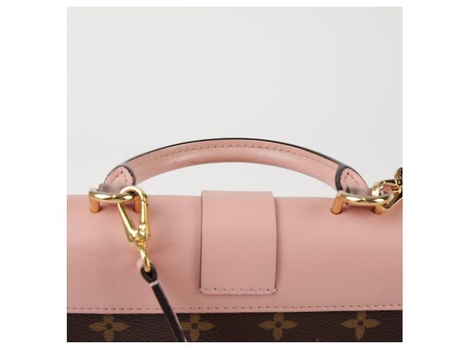 Louis Vuitton Monogram Rocky BB Leder Tote Schultertasche Rose Powder Pink - Ansicht 8