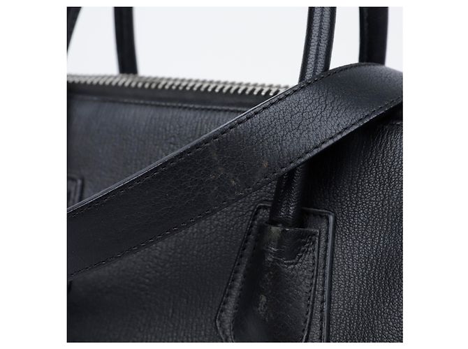 Givenchy Piccola borsa Antigona in pelle granulata nera - vista 10