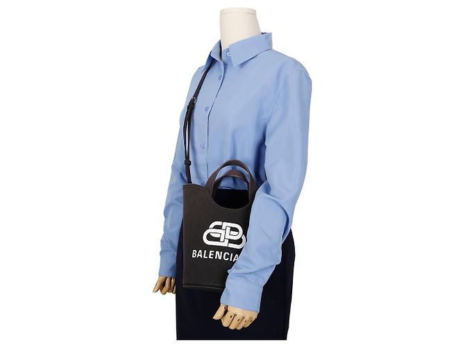 Balenciaga Borsa a tracolla tote Wave XS - vista 12