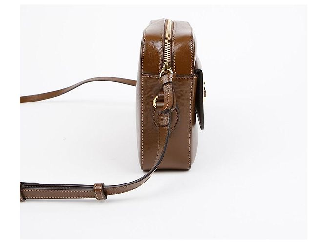 Horsebit 1955 Gucci Piccola borsa a tracolla Horsebit Marrone - vista 5